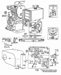 CarburetorFuel TankSno-Gard Diagram and Parts List for 170401-0228-99  Briggs and Stratton Engine